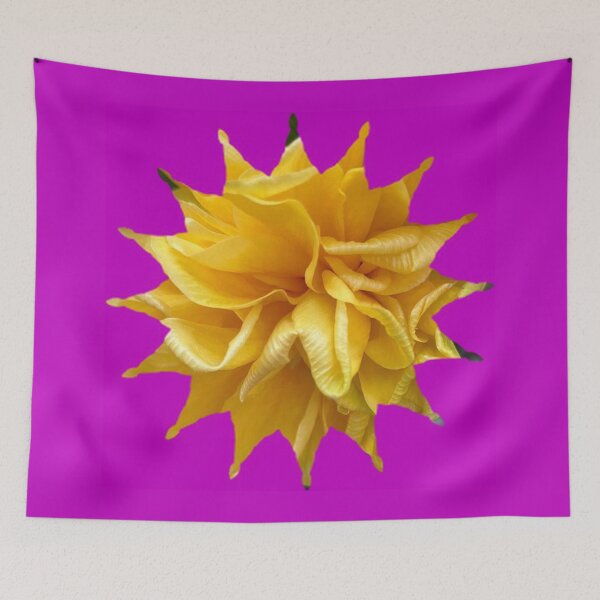 Item preview, Yellow Petals rose with Candy Pink trim by Iritof designed and sold by iritof.