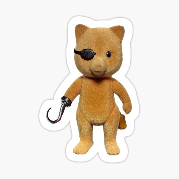 Foxy calico critter Sticker