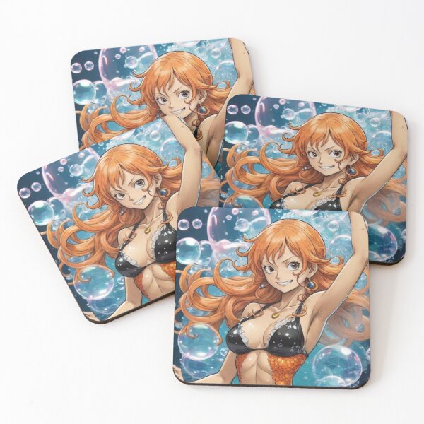 Item preview, Nami Mermaid Bubbles One Piece designed and sold by BlueJacketSword.