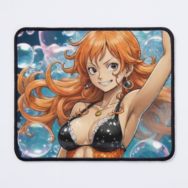 Item preview, Nami Mermaid Bubbles One Piece designed and sold by BlueJacketSword.