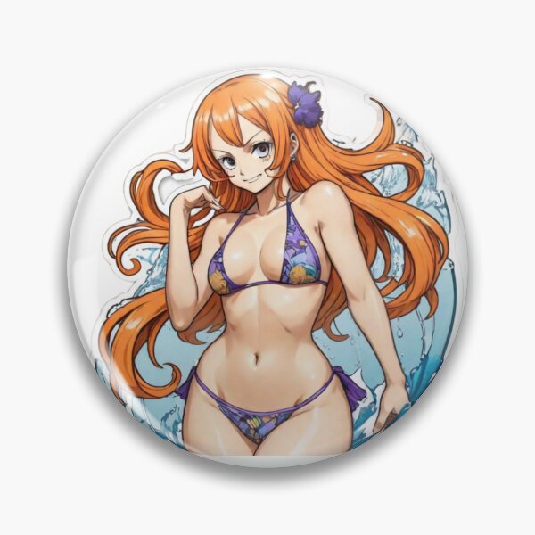 Item preview, Nami Purple Bikini Sticker designed and sold by BlueJacketSword.