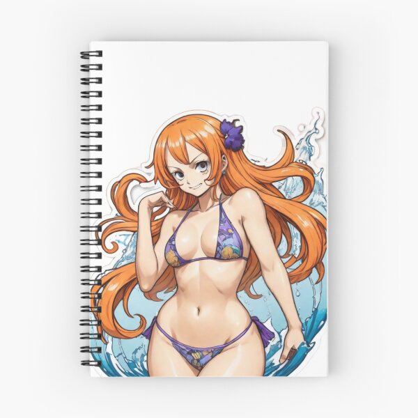 Item preview, Nami Purple Bikini Sticker designed and sold by BlueJacketSword.