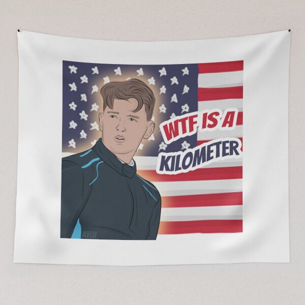 Item preview, WTF IS A KILOMETER? (Logan Sargeant) designed and sold by kelusport.