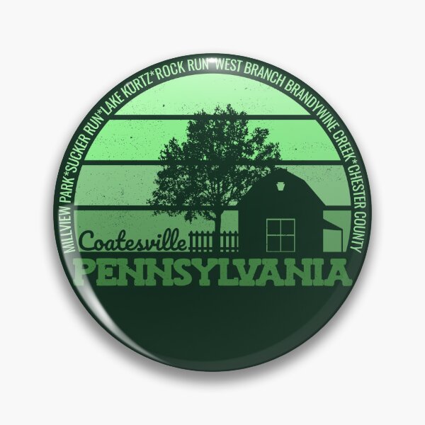 Item preview, Coatesville Pennsylvania Sunset Retro Vintage Local Pride Logo designed and sold by CRHPOD20.