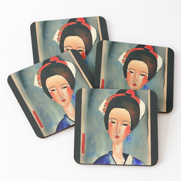Item preview, Geisha in the style of Modigliani designed and sold by i-cottagedesign.