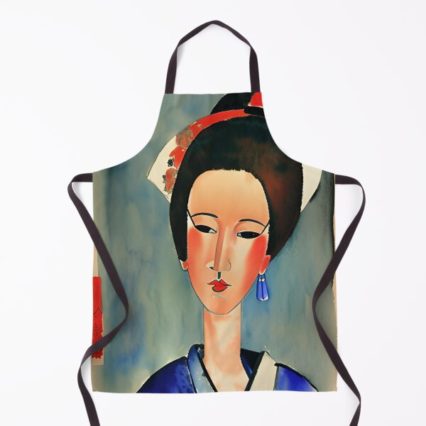 Item preview, Geisha in the style of Modigliani designed and sold by i-cottagedesign.