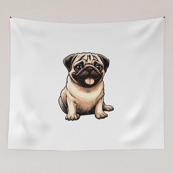 Item preview, Sophia the Pug bitch 2 designed and sold by TheAwesomeBox.