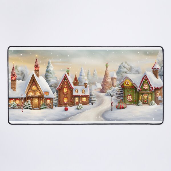 Item preview, Gingerbread Dreams, Style: watercolor print, Festive scene, Memorable sweetness. designed and sold by MeawExoplanet.