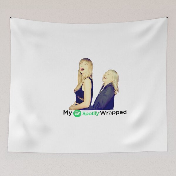 Item preview,  taylor swift phobe bridgers being my spotify wrapped  designed and sold by dancingmandy96.
