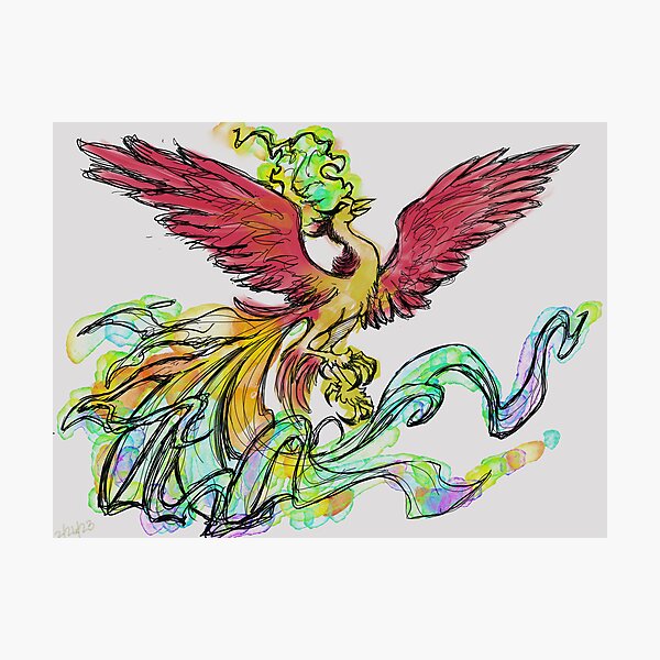Item preview, Fénix arcoiris designed and sold by CheeseHam.