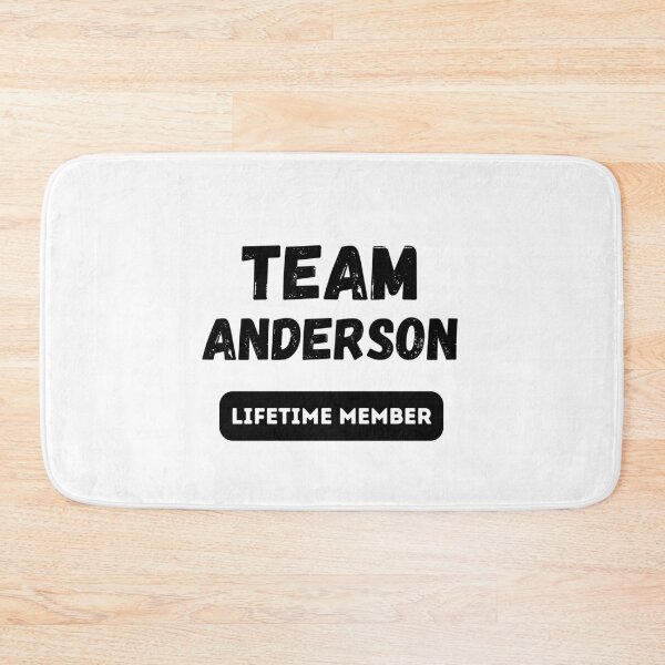 Item preview, Team ANDERSON Lifetime member family gift designed and sold by IssaraStudio.