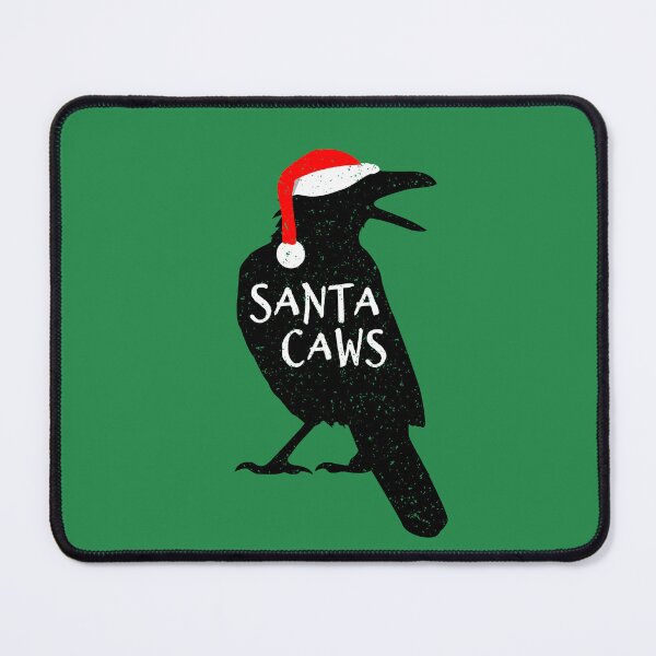 Item preview, Santa Caws - Funny Crow Christmas Black Bird designed and sold by propellerhead.