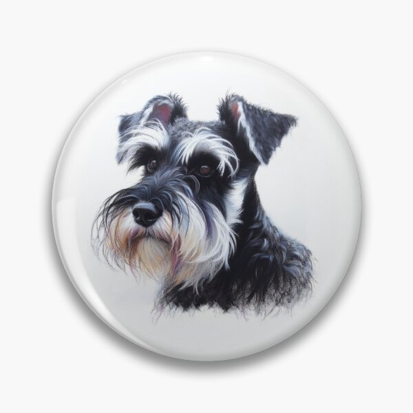 Item preview, Schnauzer Pastel Portrait designed and sold by Kim Arnott.