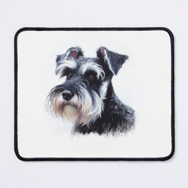Item preview, Schnauzer Pastel Portrait designed and sold by Kim Arnott.