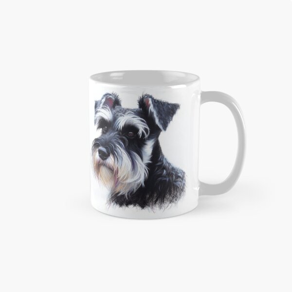 Item preview, Schnauzer Pastel Portrait designed and sold by Kim Arnott.