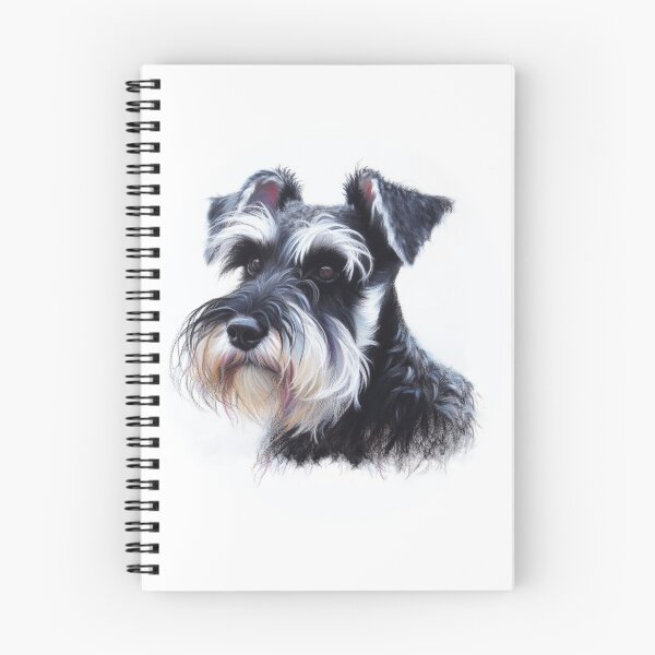 Item preview, Schnauzer Pastel Portrait designed and sold by Kim Arnott.