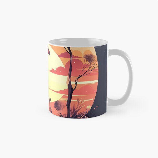 Item preview, Outback Embrace: Kangaroo Silhouette & Australian Sunset designed and sold by PaintbrushPlace.