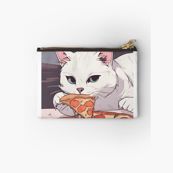 Item preview, Cat Eating Pizza designed and sold by Rukyta.