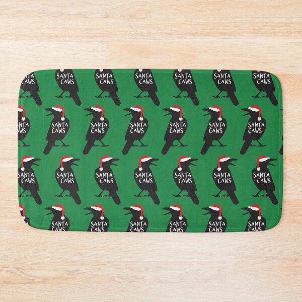 Item preview, Santa Caws - Funny Crow Christmas Black Bird designed and sold by propellerhead.
