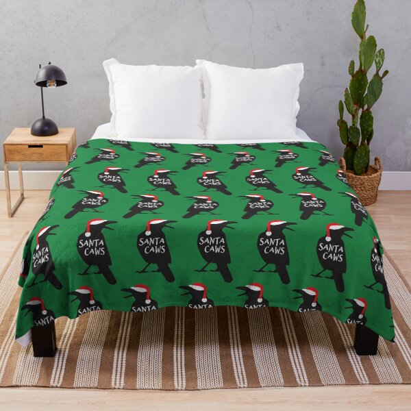 Item preview, Santa Caws - Funny Crow Christmas Black Bird designed and sold by propellerhead.