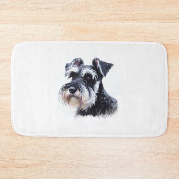 Item preview, Schnauzer Pastel Portrait designed and sold by Kim Arnott.