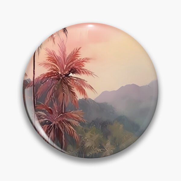 Item preview, A Tropical Art of Palm Trees and Lake designed and sold by Bomba Visual.