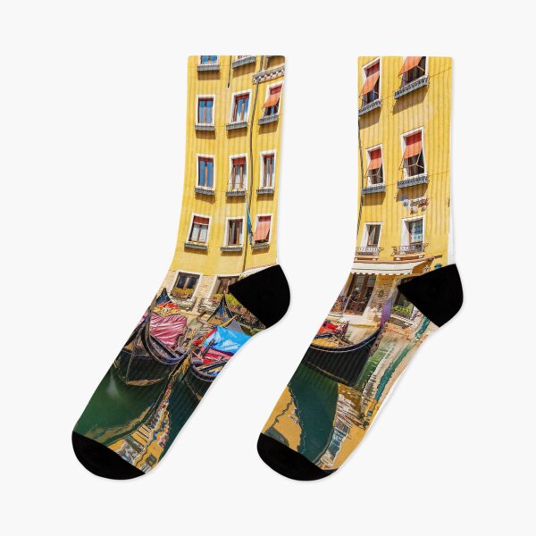 Item preview, Gondolas at Rest in Venice designed and sold by Roselyn Shoko.