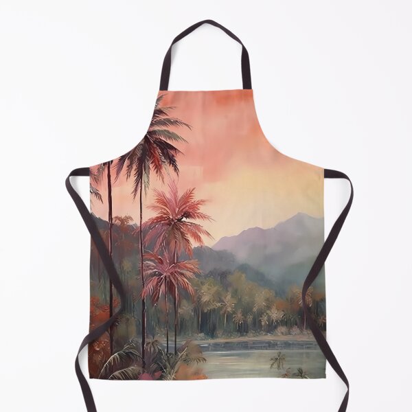 Item preview, A Tropical Art of Palm Trees and Lake designed and sold by Bomba Visual.