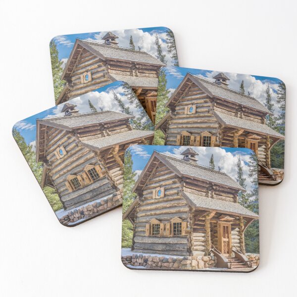 Item preview, RUSTIC LOG CABIN designed and sold by PIGCASSOSAIART.