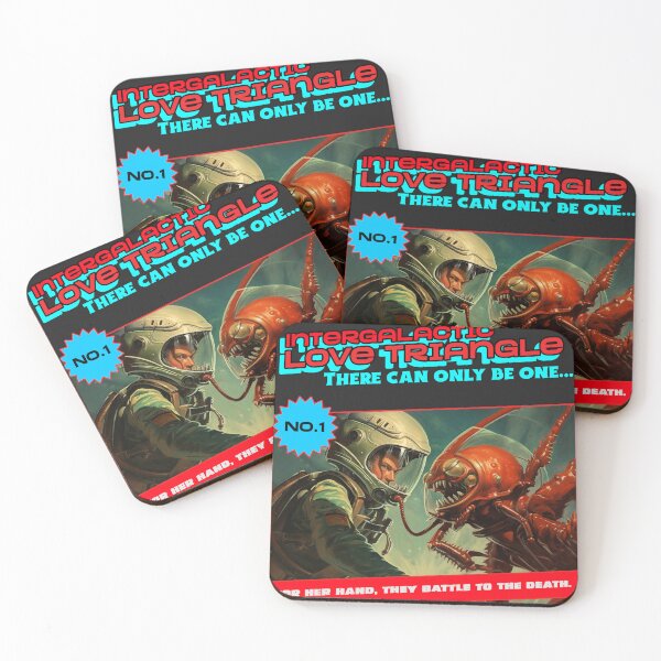 Item preview, Intergalactic love triangle. designed and sold by JesusPinata.