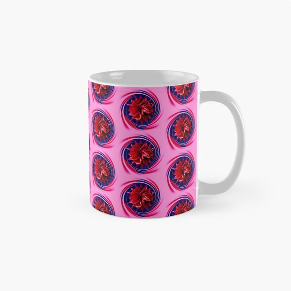 Item preview, Red Rose flower with navy pink trim by Iritof designed and sold by iritof.