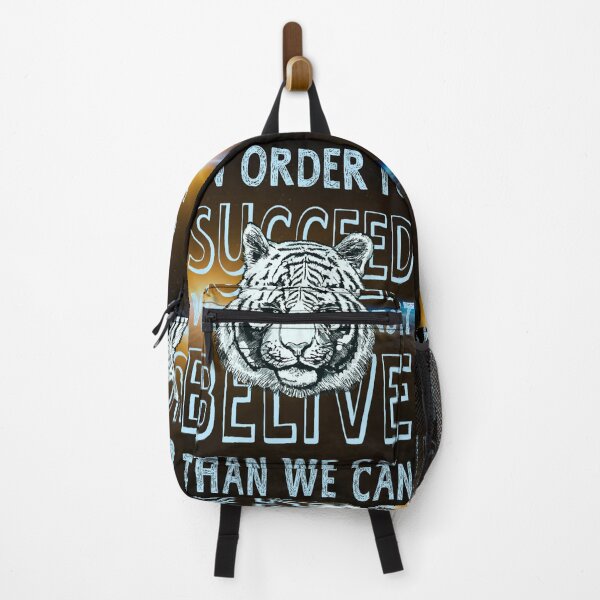 Item preview, IN ORDER TO SUCCEED, WE MUST FIRST BELIVE THAN WE CAN designed and sold by zzzozzo.
