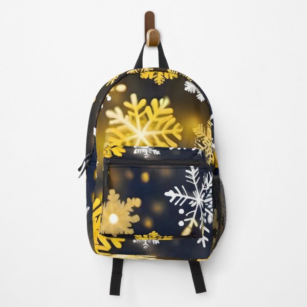 Item preview, Holiday Snow Flakes, White, Gold And Joy designed and sold by PlanetMarker.