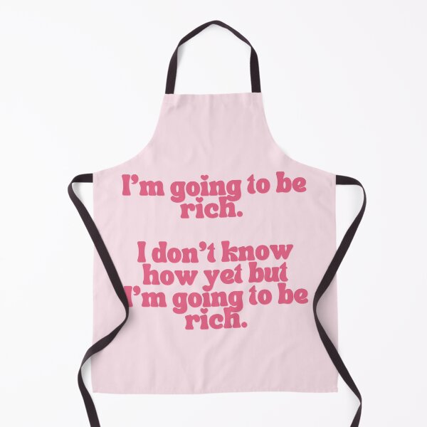 Item preview, I'm Going To Be Rich Cute Pink Quote Print designed and sold by Femme Pastel Collective.
