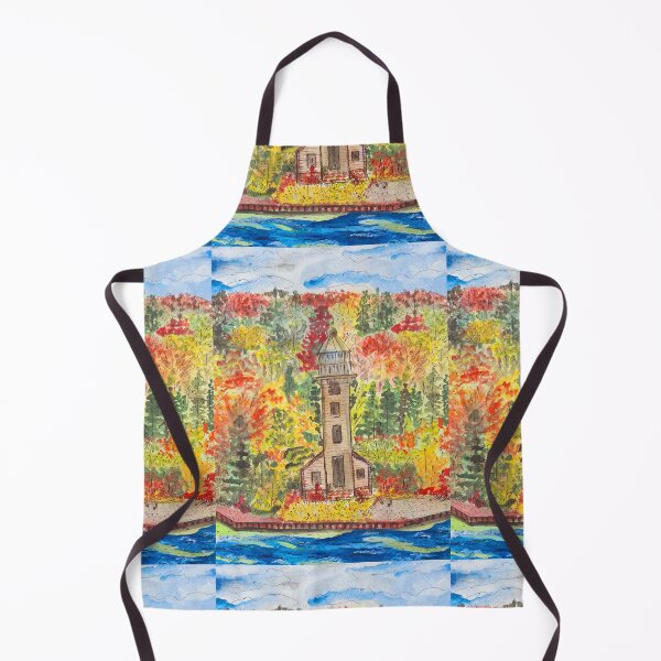Item preview, Grand Island east Channel lighthouse, lake superior, USA designed and sold by Kiruthikaarts.