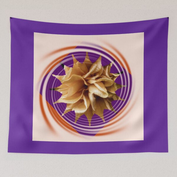 Item preview, Gold Rose with Purple swirls by Iritof designed and sold by iritof.