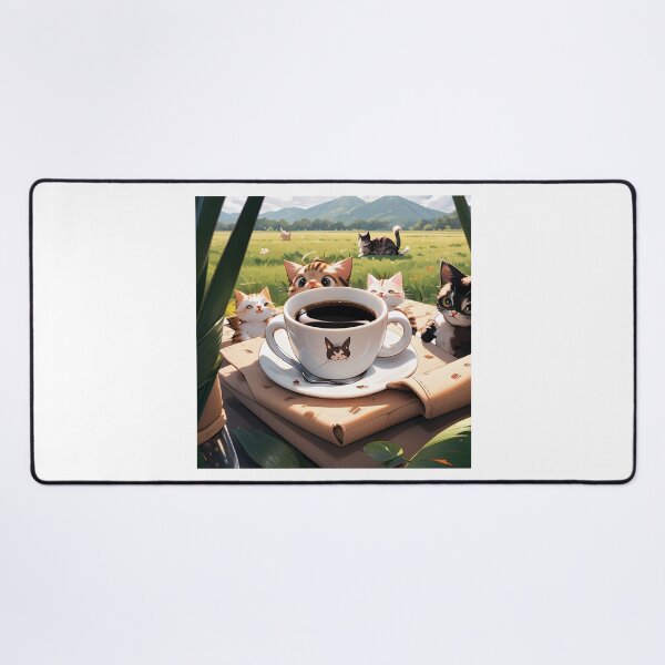 Item preview, Kittens & Coffee Sticker 1 designed and sold by Vestax159.