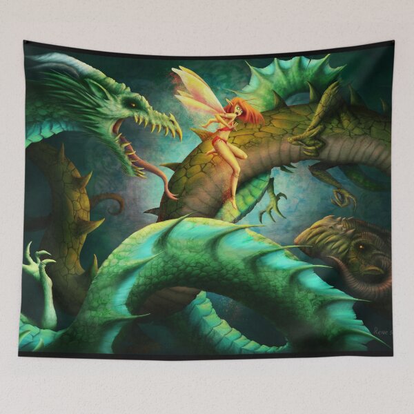 Item preview, The Fairy Hunt designed and sold by Rene Trujillo Illustrations.