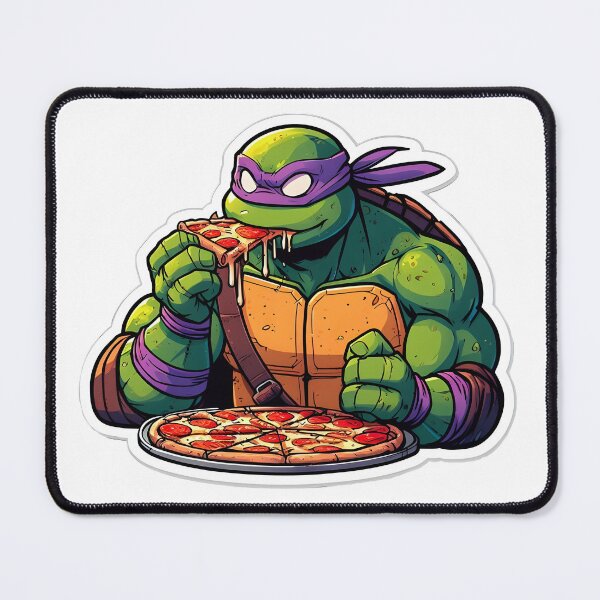 Item preview, Donatello Eating Pizza designed and sold by ParvaProject.