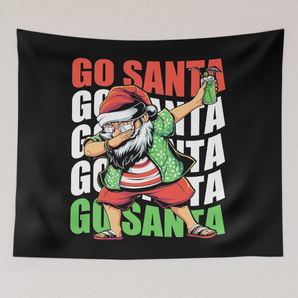 Item preview, Go Santa - Dabbing Christmas Beach Santa Claus designed and sold by Meliafroggy.
