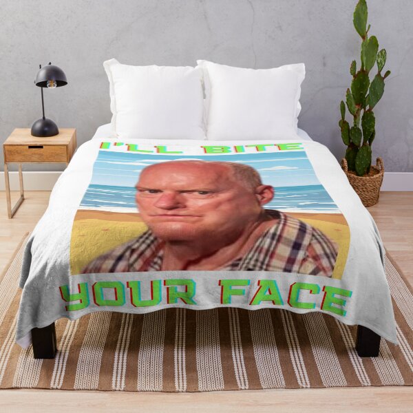 Artikelvorschau, Ich werde dir ins Gesicht beißen, Alf Stewart entworfen und verkauft von Teehawk.