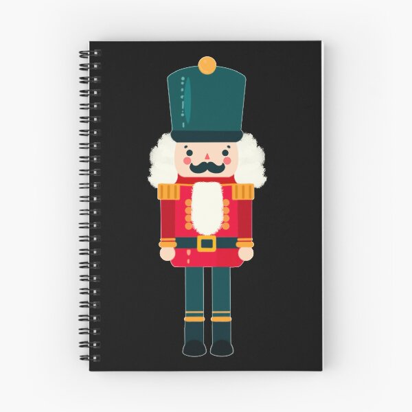 Item preview, Red and Green Christmas Nutcracker Toy Soldier Graphic Art - Black Background designed and sold by Star-Fragment.