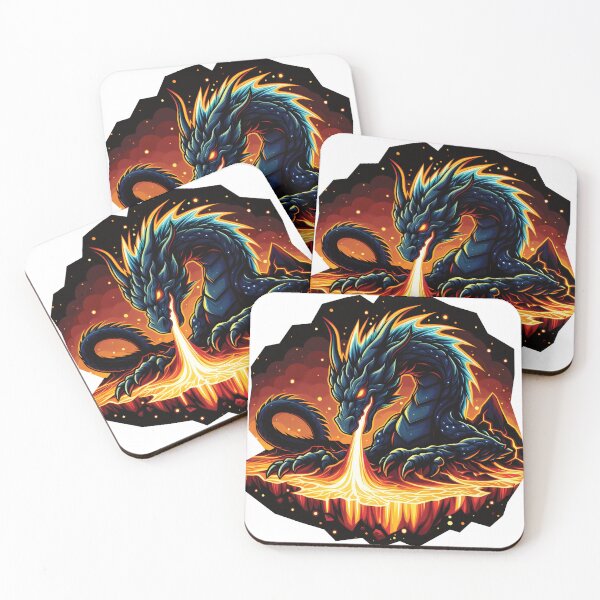 Item preview, mythology, fire-breathing dragon designed and sold by sendalunar.