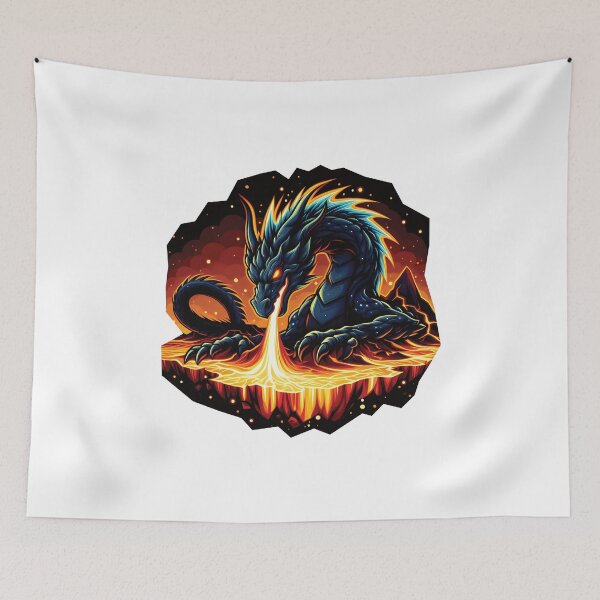 Item preview, mythology, fire-breathing dragon designed and sold by sendalunar.