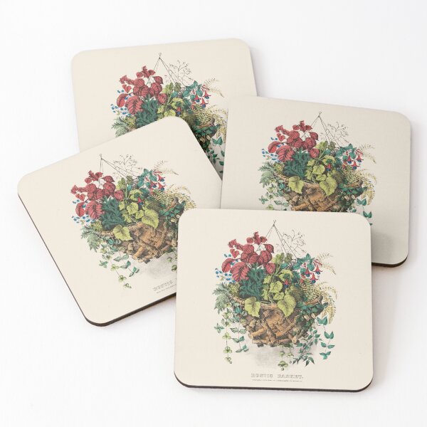 Item preview, Rustic Basket Antique Botanical Illustration designed and sold by Antiquated Art.