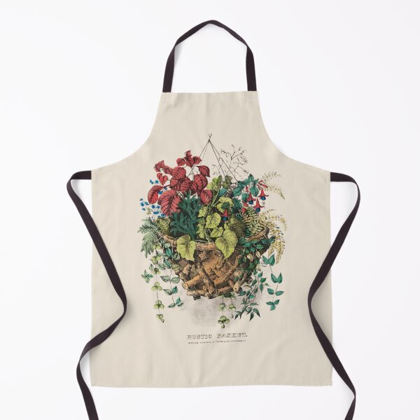 Item preview, Rustic Basket Antique Botanical Illustration designed and sold by Antiquated Art.
