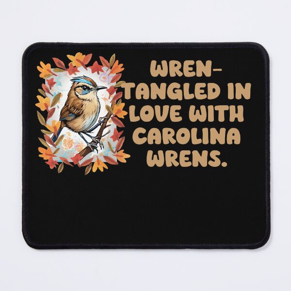 Item preview, Wren-tangled in love with Carolina wrens. designed and sold by Mechanical-Artt.