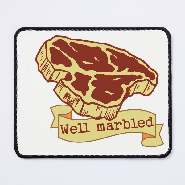 Item preview, Well marbled Cooking Personality Trait Funny designed and sold by Gemini-PNW.