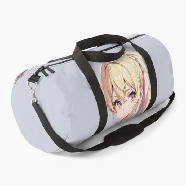 Item preview, Innocent Blond Anime Girl Holding Flowers | Charming Floral Delight designed and sold by Anime-Community.