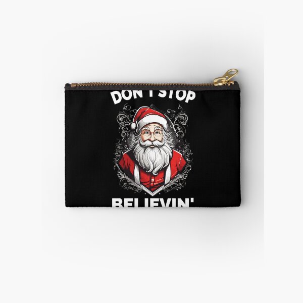 Item preview, Don't Stop Believin' Santa Claus Christmas designed and sold by Peculiarts.